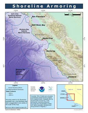 California+beaches+map