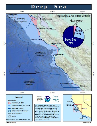 Deep  Fishing Monterey on Deep Sea  Map