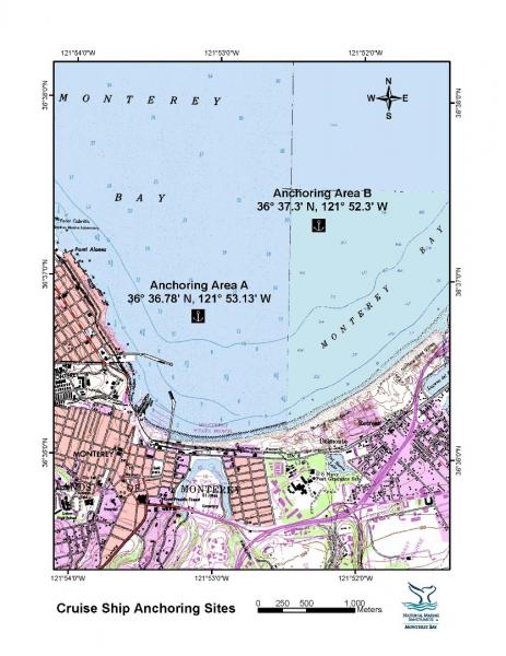 Cruise Ship Anchoring Sites