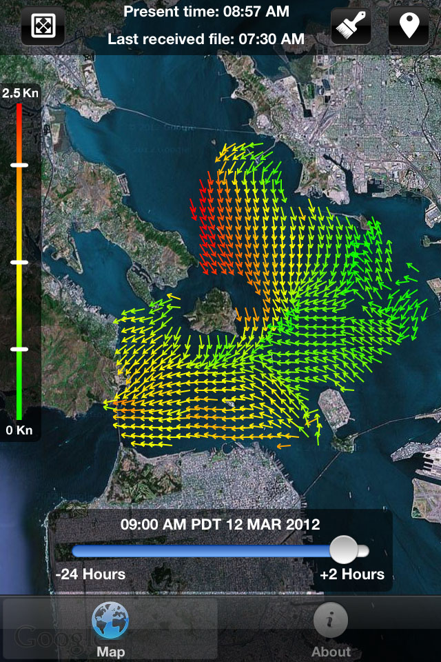New App for SF Bay Displays Surface Currents in Real Time SIMoN